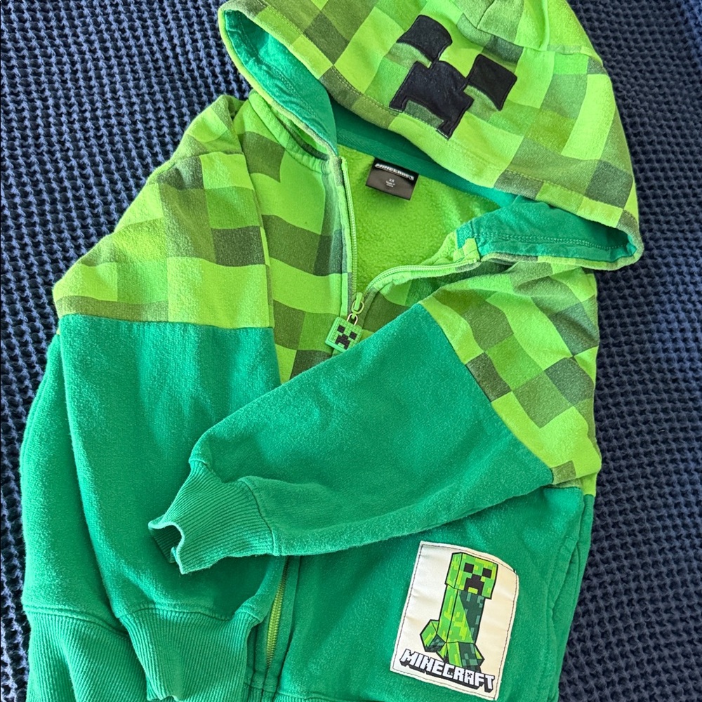 XS gently used Minecraft sweatshirt
